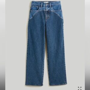 The Perfect Vintage Wide-Leg Crop Jean in Sonoma Wash: Yoke Edition